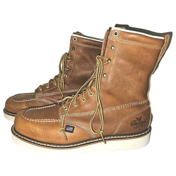 Thorogood American Heritage 8” Moc Toe Work Boots Full-Grain Leather Sz 11 - Picture 2 of 16